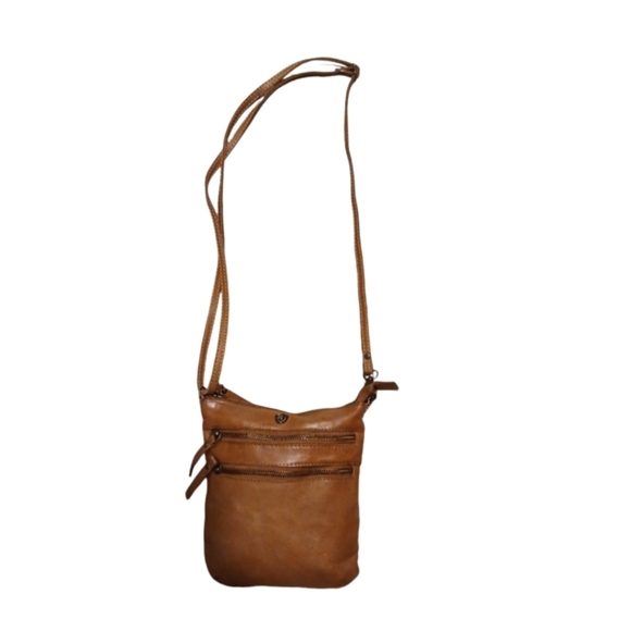Cochoa Soft Brown Leather Crossbody Bag - Picture 10 of 12